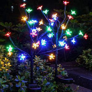 Cherry Blossom Solar Garden Lights
