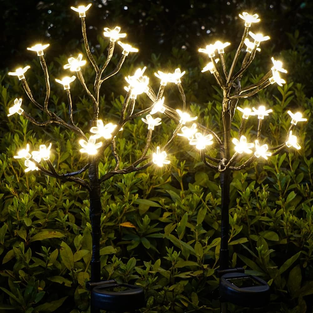 Cherry Blossom Solar Garden Lights