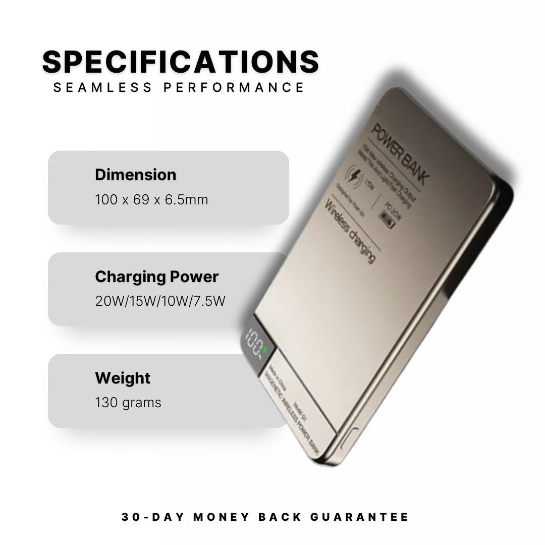 SnapCharge Magnetic Power Bank
