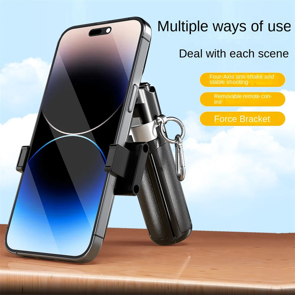 Bluetooth selfie-stick tripod