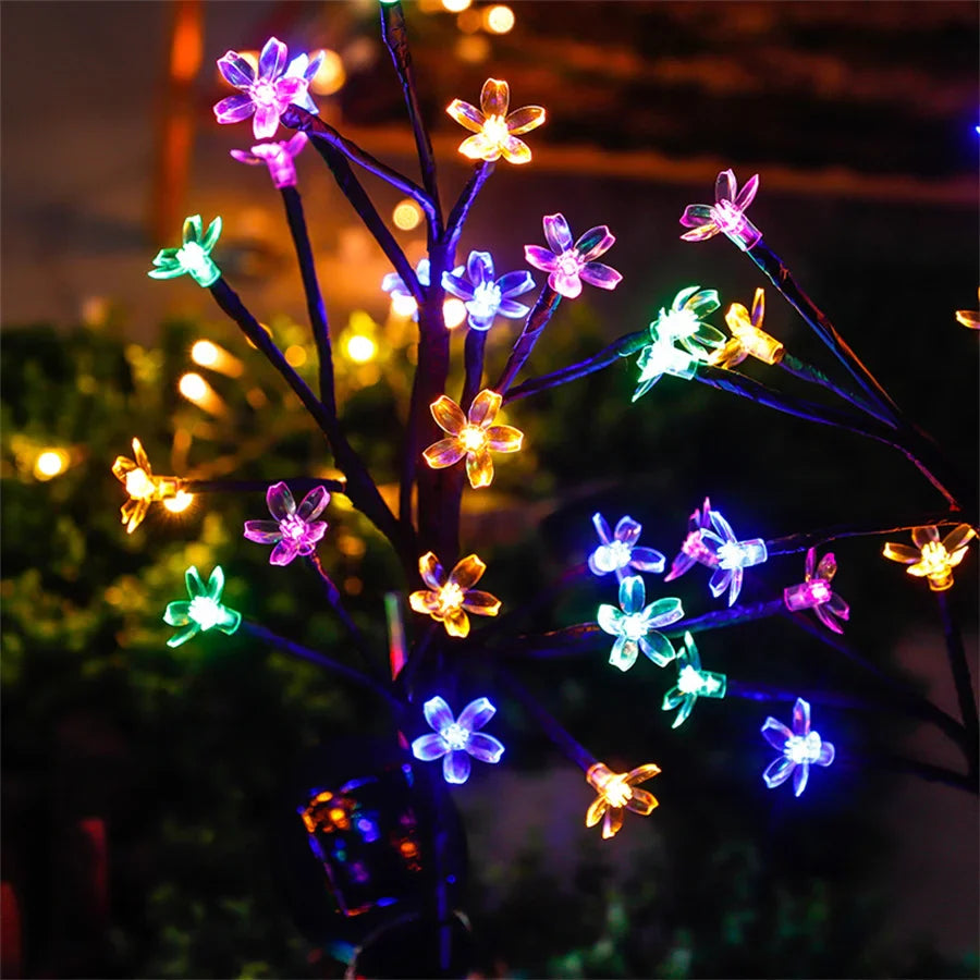 Cherry Blossom Solar Garden Lights