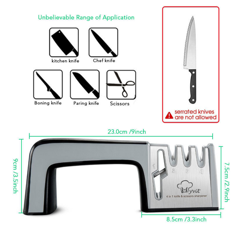 4-in-1 Knife Sharpener