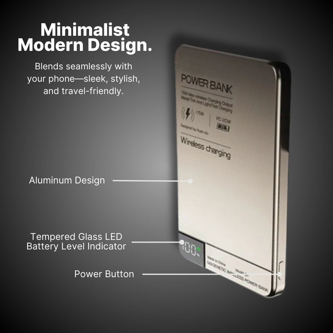 SnapCharge Magnetic Power Bank