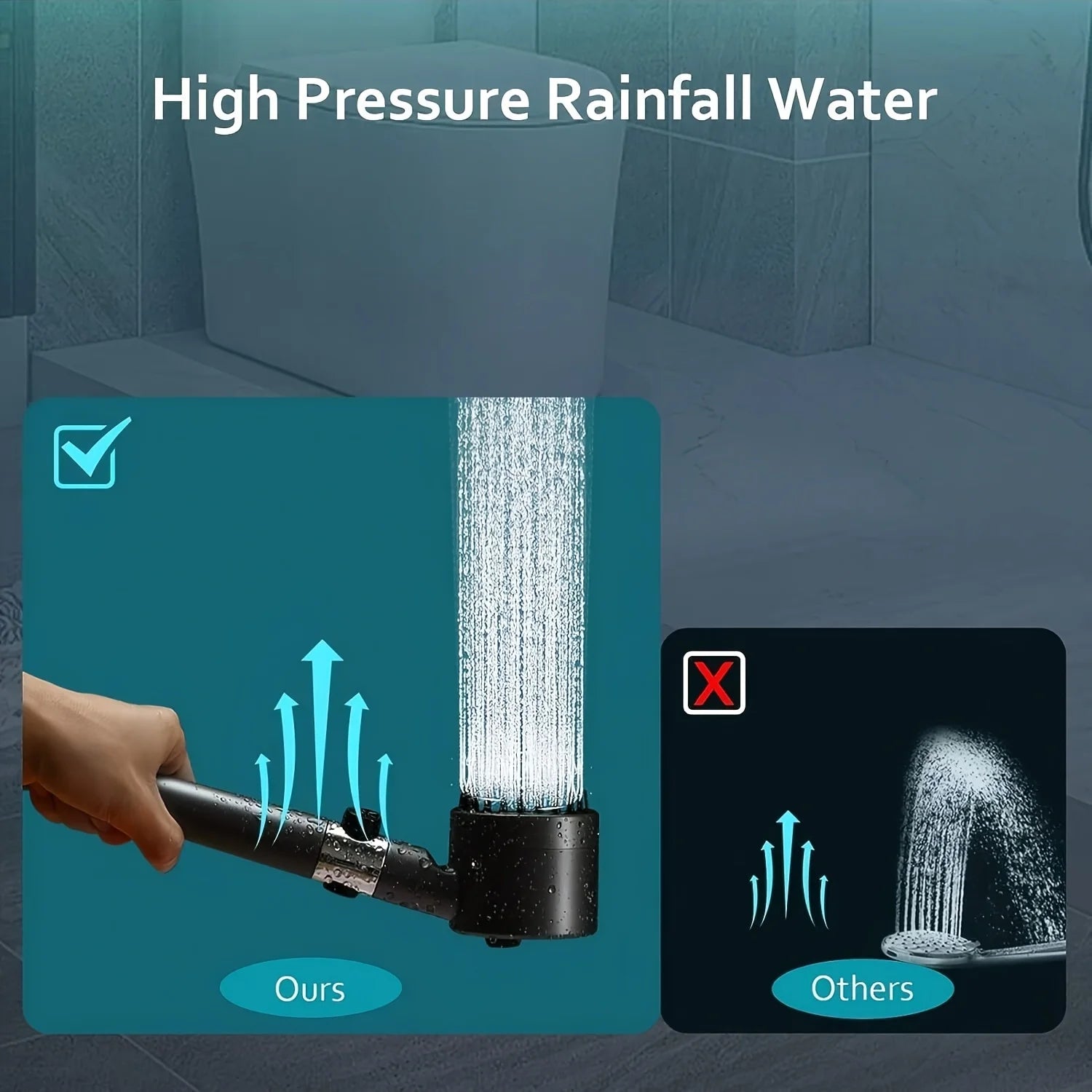 High-Pressure Handheld Shower Sprayer